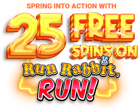 OnlyWin 25 Free Spins on Run Rabbit, Run